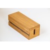 Masuda Paulownia Wood Cable Management Box – Handmade Wooden Cord