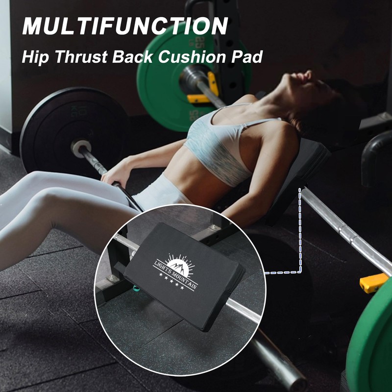 Lights Mountain Square Hip-Thrust Pad Protective Extra Thick Foam pad
