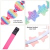 Lizioo 6 Pack Girls Headbands Glitter Kids Headbands Bow/Heart/Star Headbands