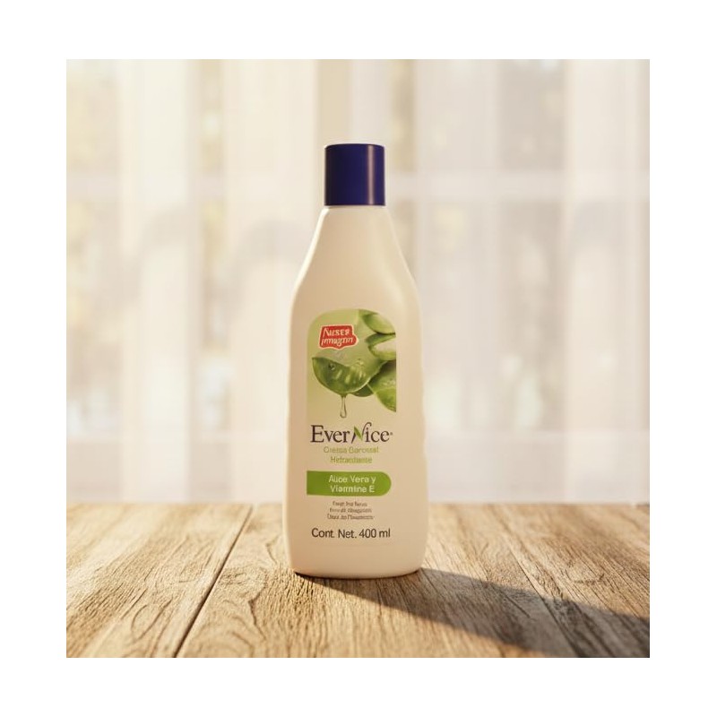 Crema Corporal Humectante Ever Nice con Aloe Vera y Vitamina