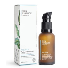 Nourish Facial Moisturizer by Skin Essence Organics - 100% Natural, Certified Organic Face Oil Serum