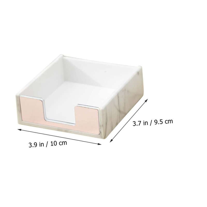 jojofuny 2Pcs Marble Pad Organizer Stylish Office Storage Box for
