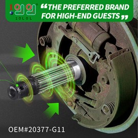 10L0L Driver Side Rear Axle Shaft for EZGO TXT 1994-2013 Golf Cart | OEM 20377-G11 Replacement Part | Heavy-Duty Splined Axle Compatible with Electric Models | Left Rear Wheel Hub Assembly Replacement