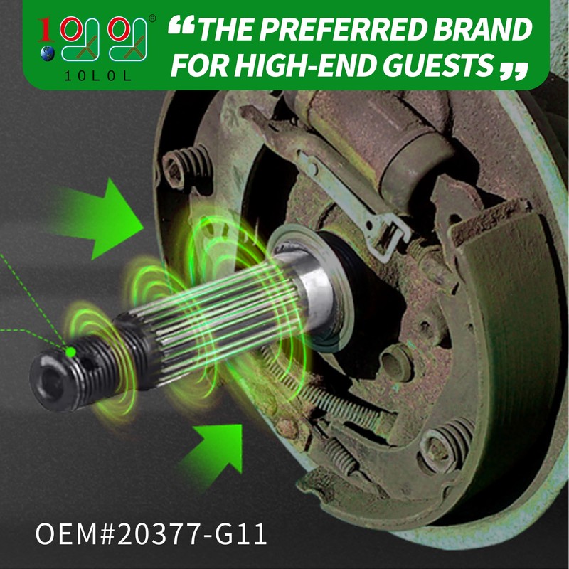10L0L Driver Side Rear Axle Shaft for EZGO TXT 1994-2013