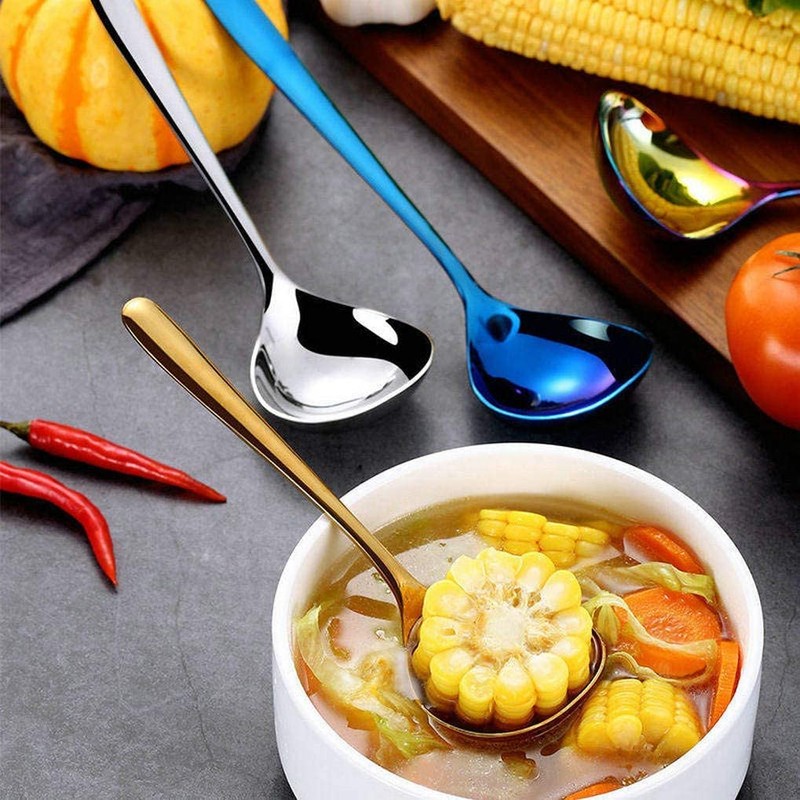 Comicfs 4 Pack Small Soup Ladles, Sauce ladles, SUS 304