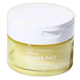 Ten Zero Moisture Absorbent Cosmetic Toner Pad Green Tangerine Vita C Toner Pad (70 sheets) 160g 1 unit / 텐제로 닦토 흡토 화장품 토너패드 청귤 비타 씨 토너 패드 (70매) 160g 1개