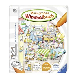 Ravensburger tiptoi® Mein großes Wimmel Book Plus Free Kids 'Stickers