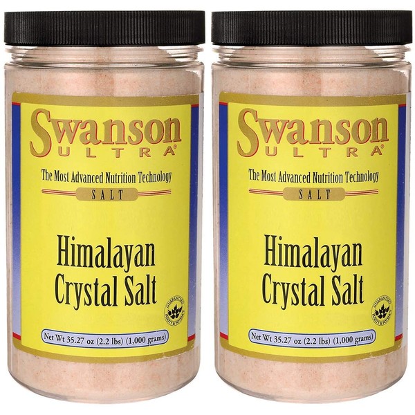 Swanson Himalayan Crystal Salt 35.27 oz Salt 2 Pack