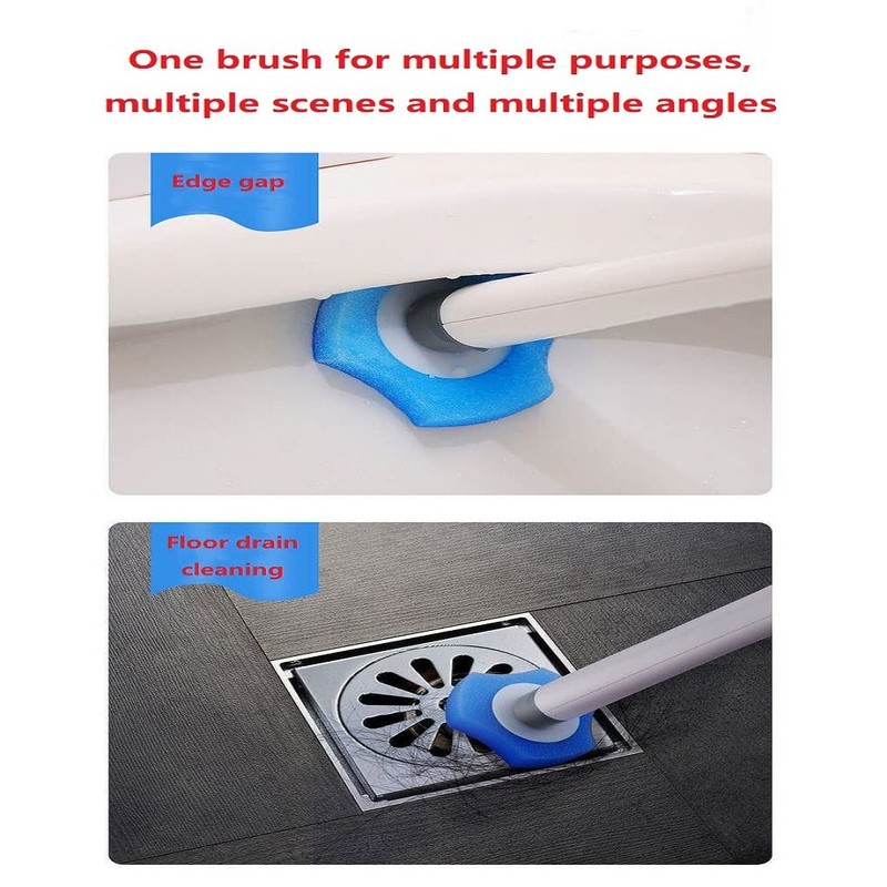 ChuangChi 24 PCS Disposable Toilet Brush Replacement Head, Disposable toilet