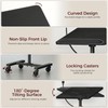 MAHANCRIS Podium Stand with Microphone Stand, Standing Desk and Laptop