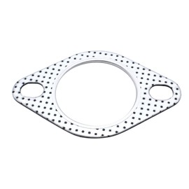 SHLPDFM 2 Inch Exhaust Gasket 2 Holes Universal Flange Seal for Inner Diameter 2 Inch / 51 mm Exhaust Pipe/Turbo Vehicle