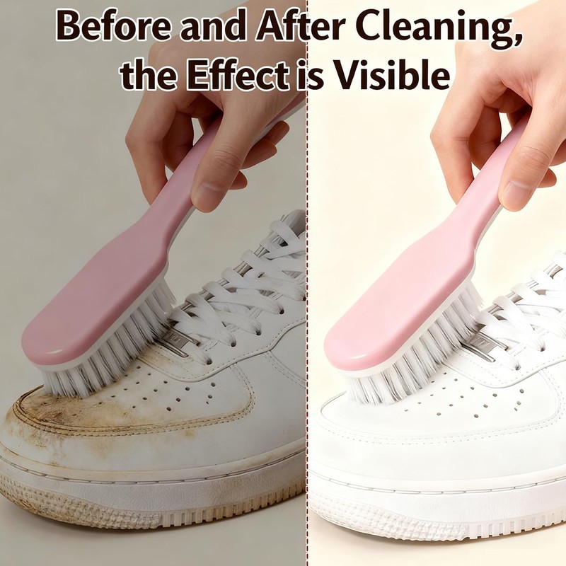 2Pack Shoe Cleaning Brush Household Laundry Clothes Scrubbing for Stains
