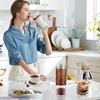 Moorstdel Manuelle Kaffeemühle, Hand-Kaffeemühle mit Teleskopgriff und Bürste, 6 einstellbare