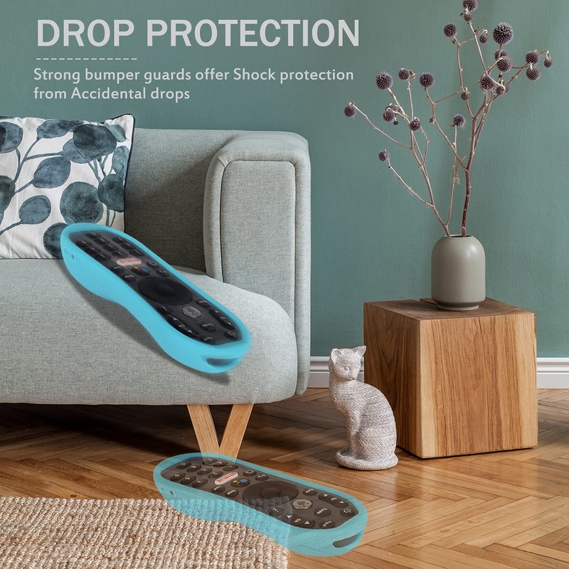 Protective Silicone Remote Case for TiVo Stream 4K Remote Control,