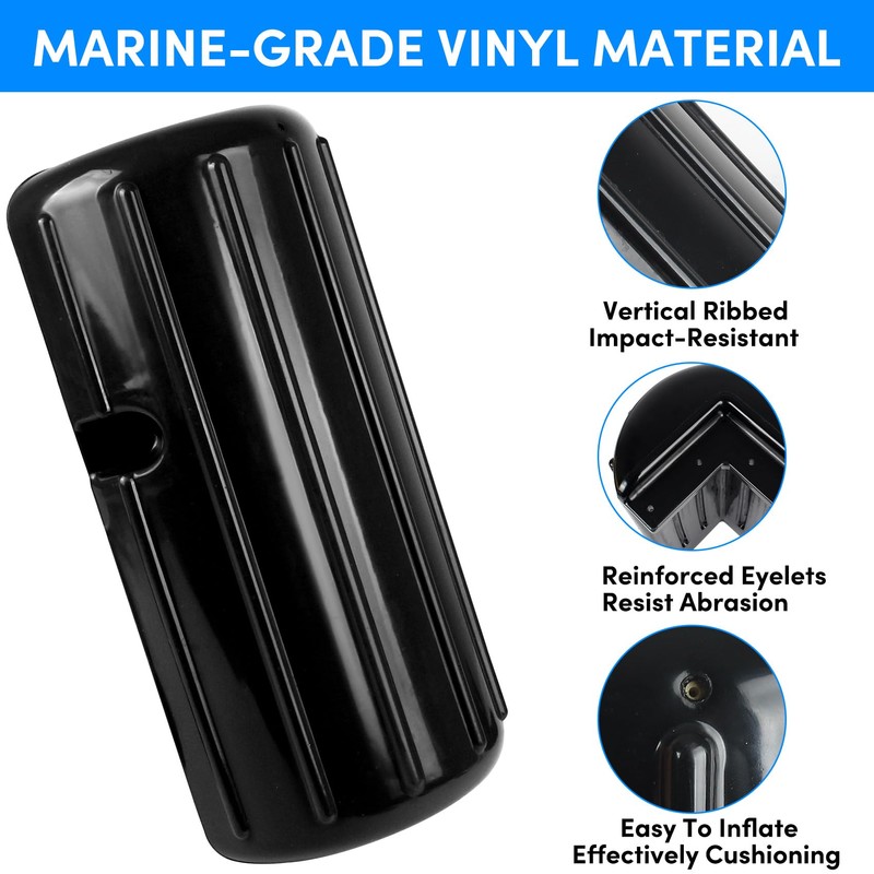 ORLANG 2Pack 8in X 16in Corner Dock Bumper Fender, Inflatable