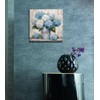 LAIART Blue Hydrangea Wall Art Farmhouse Wall Decor Flower Canvas