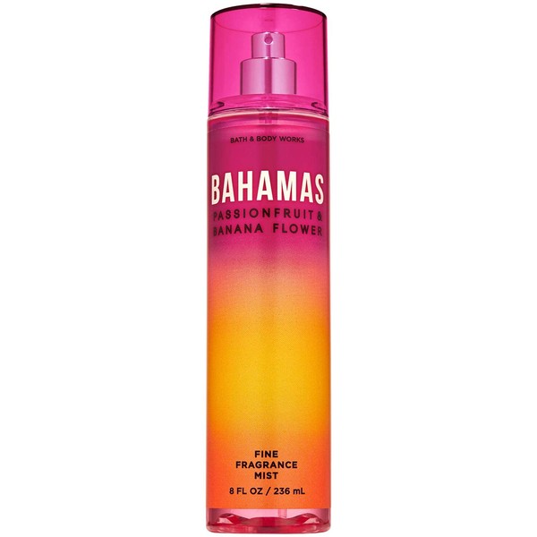 Bath & Body Works BAHAMAS - PASSIONFRUIT & BANANA FLOWER Fine Fragrance Mist 8 Fluid Ounce (packaging varies)