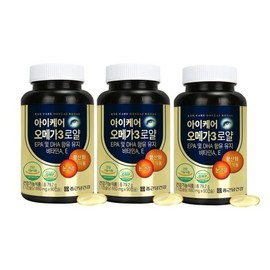 Chong Kun Dang Health Eye Care Omega 3 Royal 90 tablets 3pcs / 종근당건강 아이케어 오메가3 로얄 90정 3개