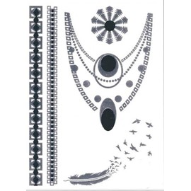 Temporary Metallic Tattoos (Single Sheet) (Sheet 13)