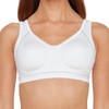 SUSA Women's Damen BH Ohne Bügel 7316 Sports Bra, White