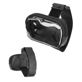 SANQOUYTT Garage Door Opener Holder for Visor, Carrying Case for Universal Garage/Gate Door Opener Remote, Adjustable Visor Bag Gate Clicker Holder