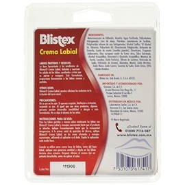Blistex Lpiz Lab Crema Ant Sep6g, Pack of 1