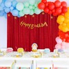 Red Backdrop 4ftx10ft Glitter Fabric Photography Background Curtain for Wedding