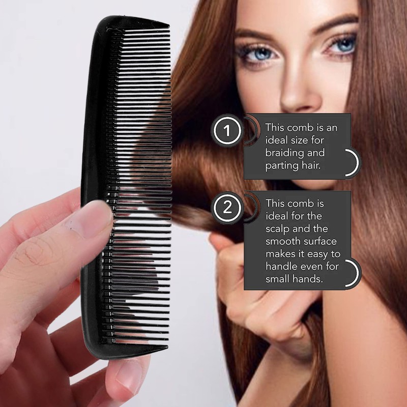 Soft 'N Style Hair Care 4-Pack Comb - Not Breakable