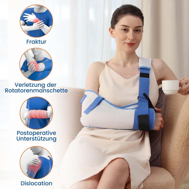 Willcom Arm Sling Shoulder Women Men, Medical Arm Strap for