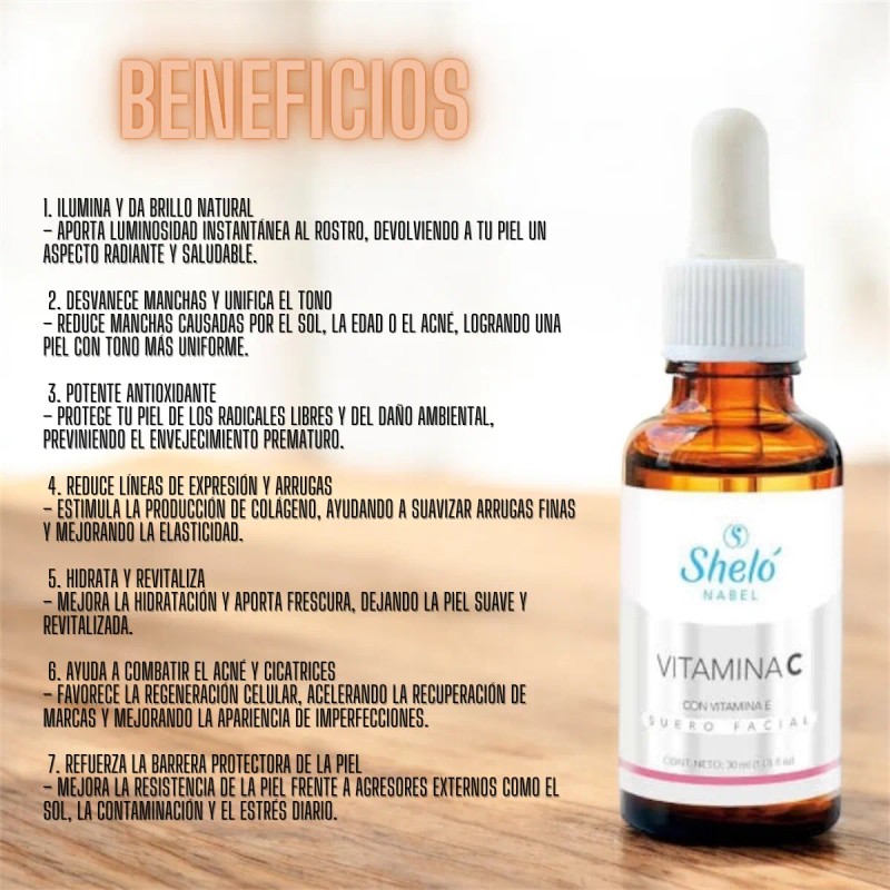 Kit Cuidado Facial Vitamina C - Shelónabel Skincare + Regalo