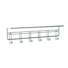 ClosetMaid 3064 6 Hook Towel Rack, Chrome
