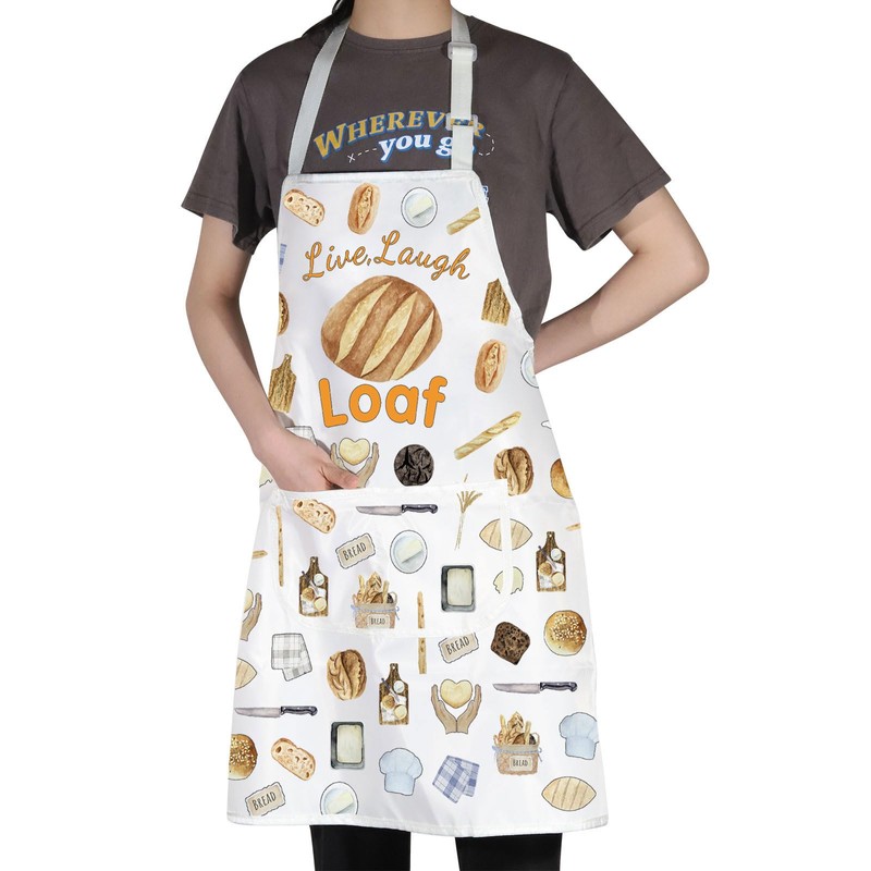 JNIAP Bread Baking Apron Bread Lover Gift Bread Baker Gift