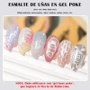 Kit Esmalte Uñas Gel Blanco,gel Crear Letras, Ondas Y Flores