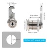 Jiozermi 5 Pack Cabinet Cam Locks Keyed Alike, 3/4" (20mm)