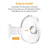 Inserto de brida para extractor de leche Mumgaroo 17 mm