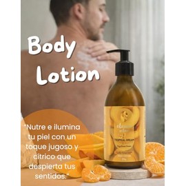 Oleum Vitae Kit Dúo Shower Gel Body Lotion Tropical Dream Crema Corporal Ducha Mango Durazno Mandarina