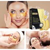 Parches para Ojos Ojeras 24k Oro- 20 Pares Mascarillas de