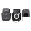 3 Button Flip Key Fob Remote Control Case for VW