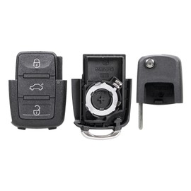 3 Button Flip Key Fob Remote Control Case for VW Jetta Golf Caddy Passat B5 Beetle Skoda Octavia Superb With Pin Removal Tools