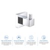 KIBI Cube Bathroom Towel Hook Wall Mounted Robe Hook |