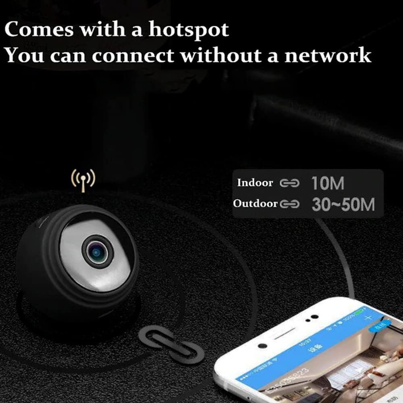 WiFi Camera,Mini Camera Home Surveillance Camera Video Call Motion Detection