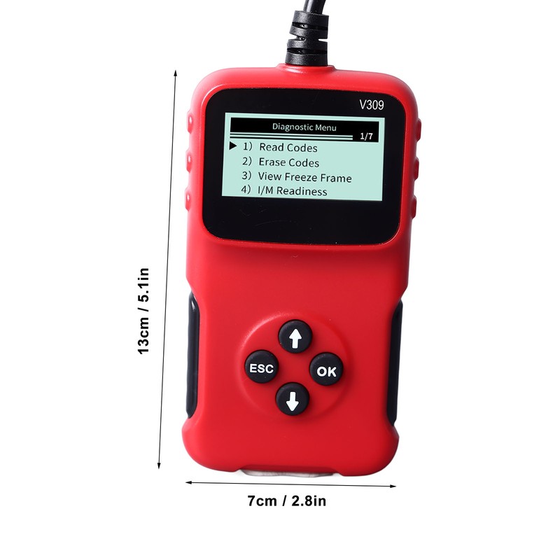Car Diagnostic Instrument 12V Multifunctional Engine Fault Detection Scanner Auto