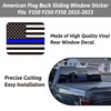 Zhizhong for F150 2015-2021 Rear Middle Window Decal, American Flag