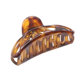 Parcelona French Light Tortoise Shell Brown Rain Drop Small 2 3/4 Inches Jaw Hair Claw Clip