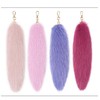 Izemisonico Tail Key Chain, Fox's Tail, Fur Key Chain Accessory,