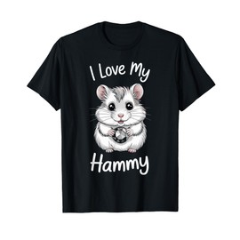 I Love My Hammy Dwarf Hamster Lover Hamster Pet Toddler Kids T-Shirt