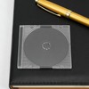 20pcs Mini CD Jewel Case 8cm - Clear Plastic Mini