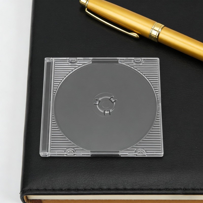 20pcs Mini CD Jewel Case 8cm - Clear Plastic Mini