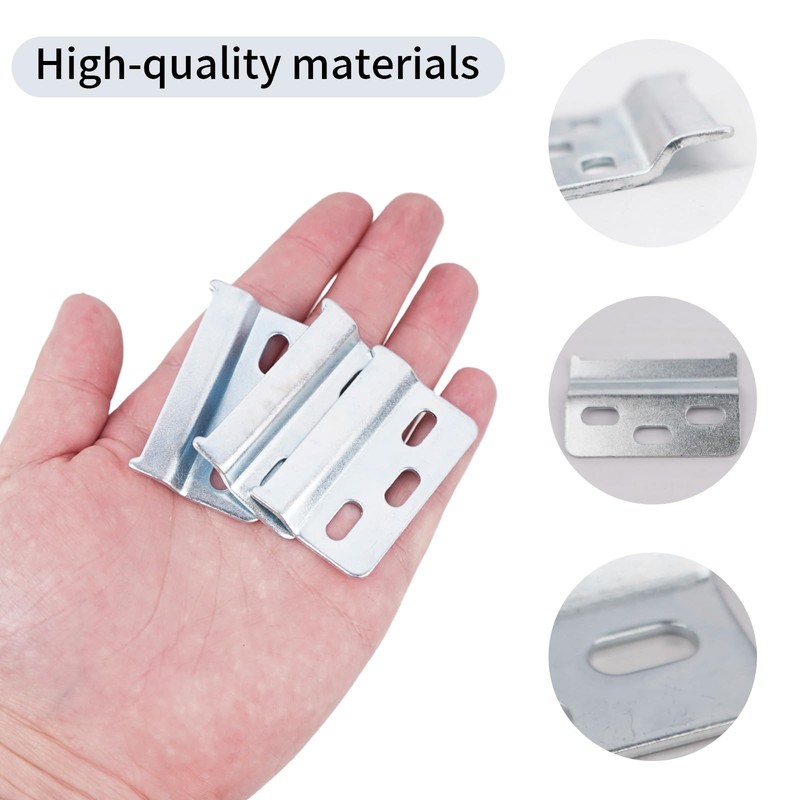 NAHUAA Support Plate Cabinet Hanger 54 mm Hanging Rail Pack