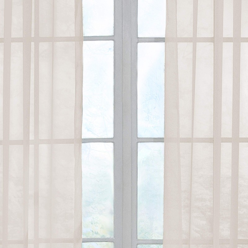CurtainFresh Odor Neutralizing Sheer Voile Grommet Window Curtain for Bedroom